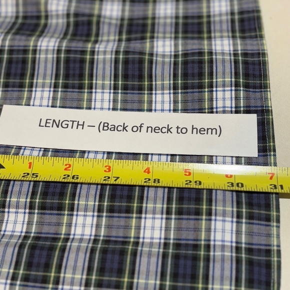 VTG J Crew Men LongSleeve Slim Button Shirt XXL American Pima Cotton Plaid Prep - Picture 8 of 9